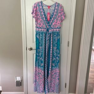 Lilly Pulitzer - Esmarella maxi dress - NWT - size XL - Turquoise Teal